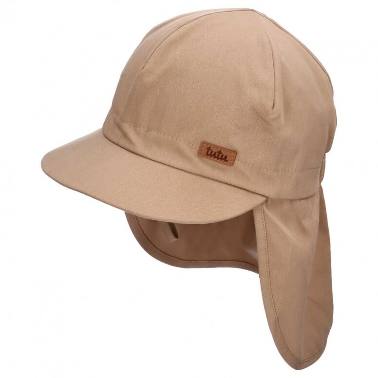 Vasarinė kepurė su kaklo apsauga